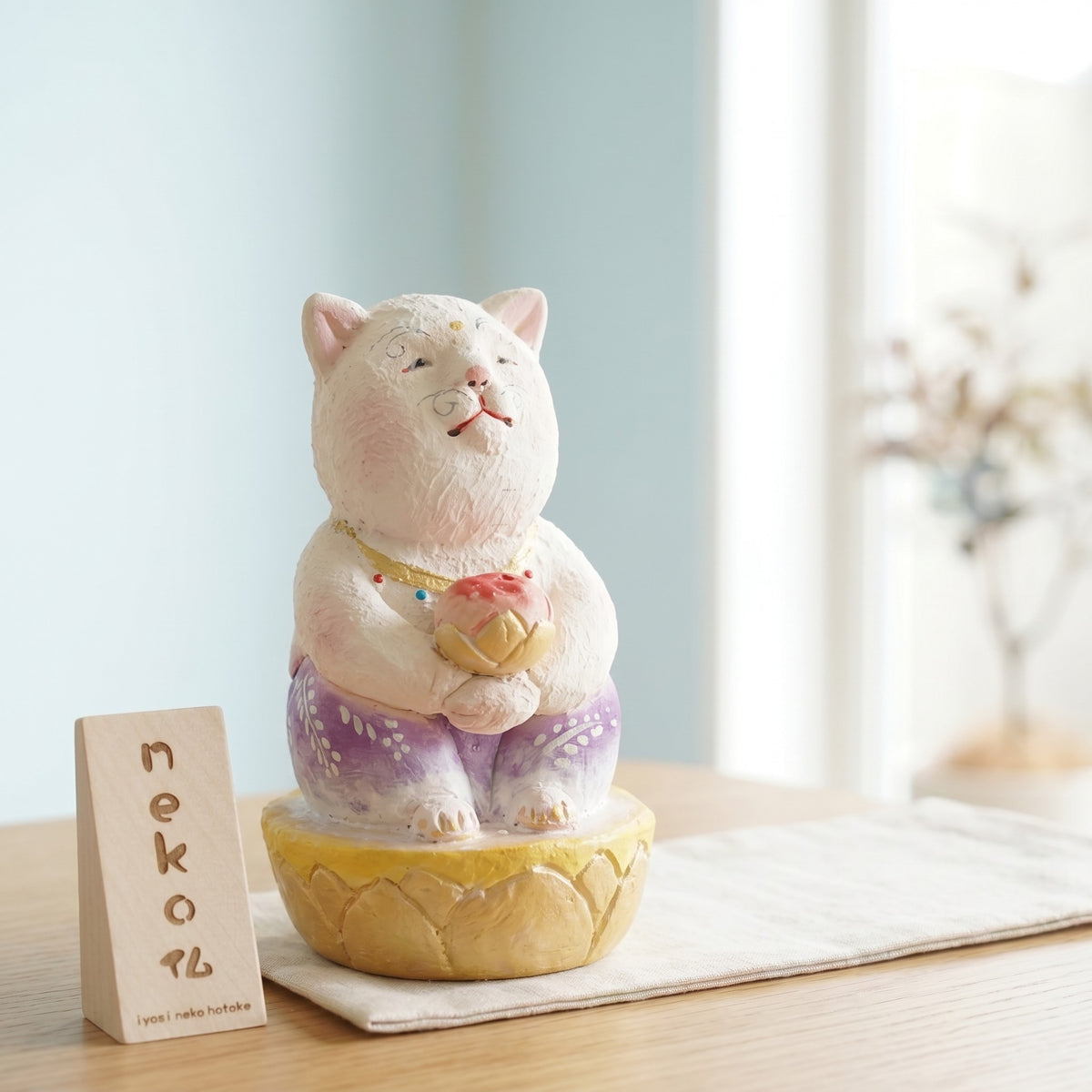 neko仏　日展特別会員 佐藤好昭 原型＆今宿人形人清作