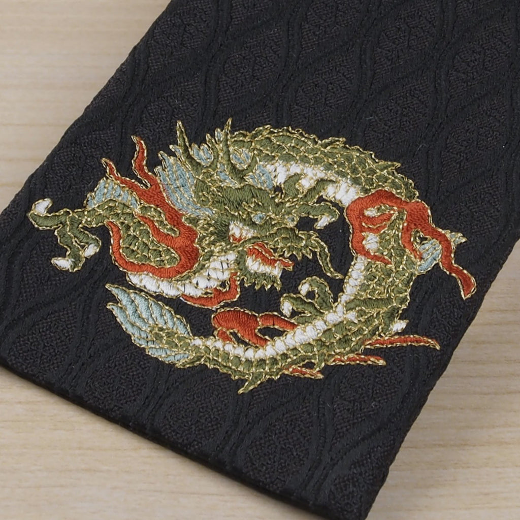 選べる3色　金襴名前旗 立涌 炎龍
