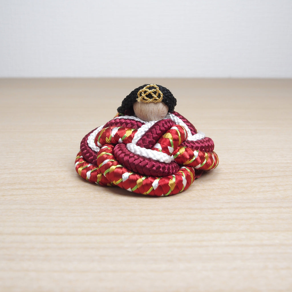 組み紐やさんのおひな様 あや　選べる金襴敷布付