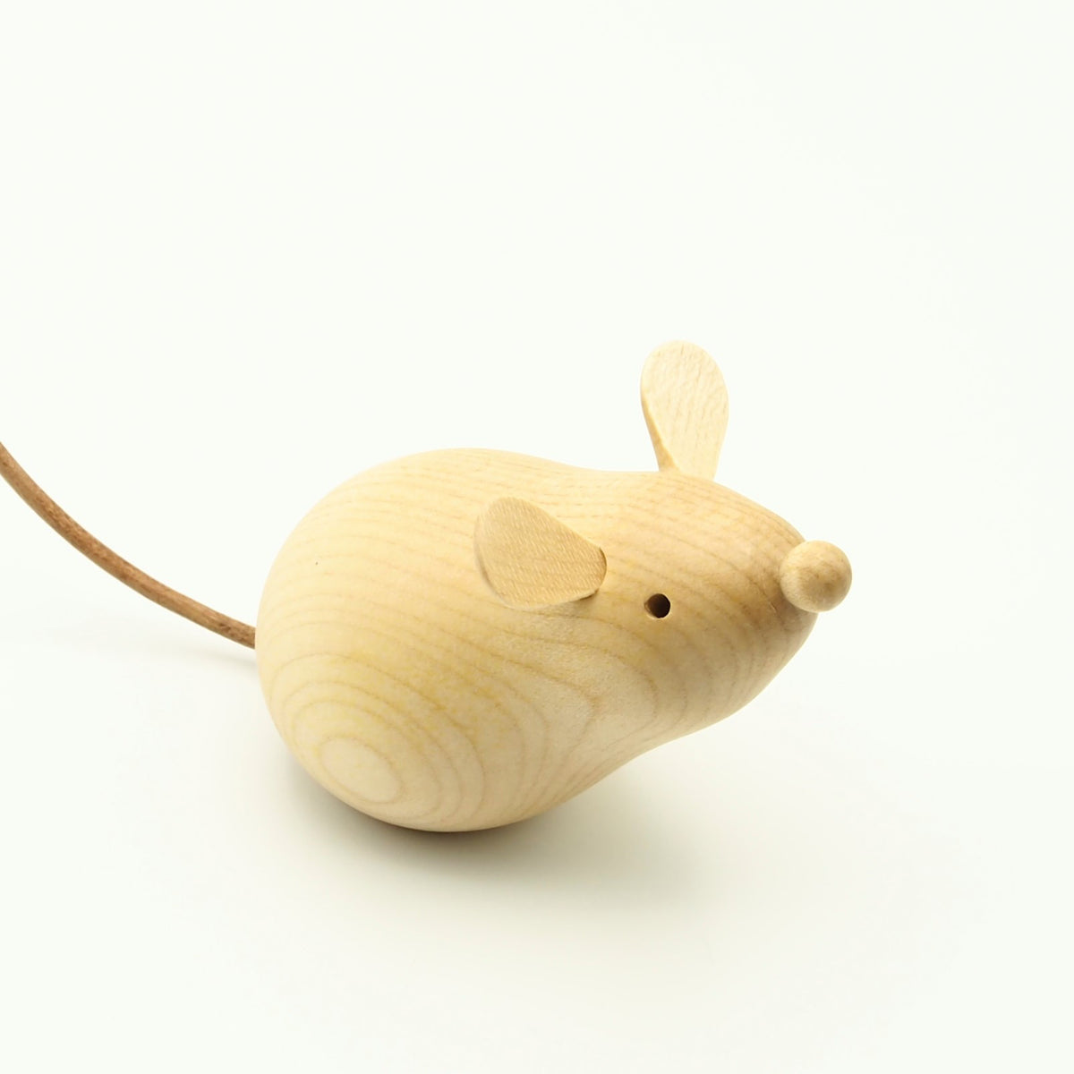 木製干支飾り ネズミ(子) 茶or白