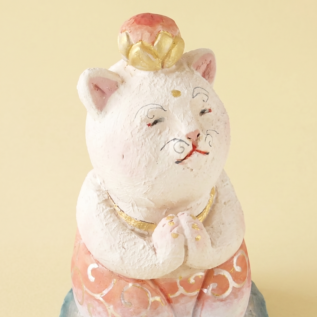 neko仏　日展特別会員 佐藤好昭 原型＆今宿人形人清作