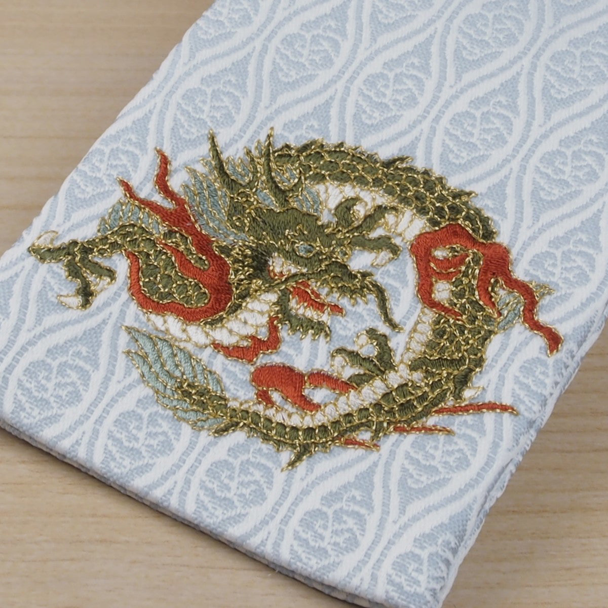選べる3色　金襴名前旗 立涌 炎龍
