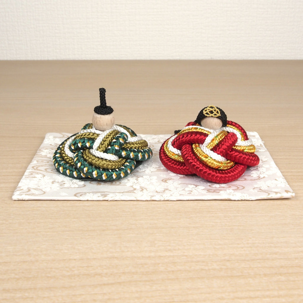 組み紐やさんのおひな様 みやび　選べる金襴敷布　