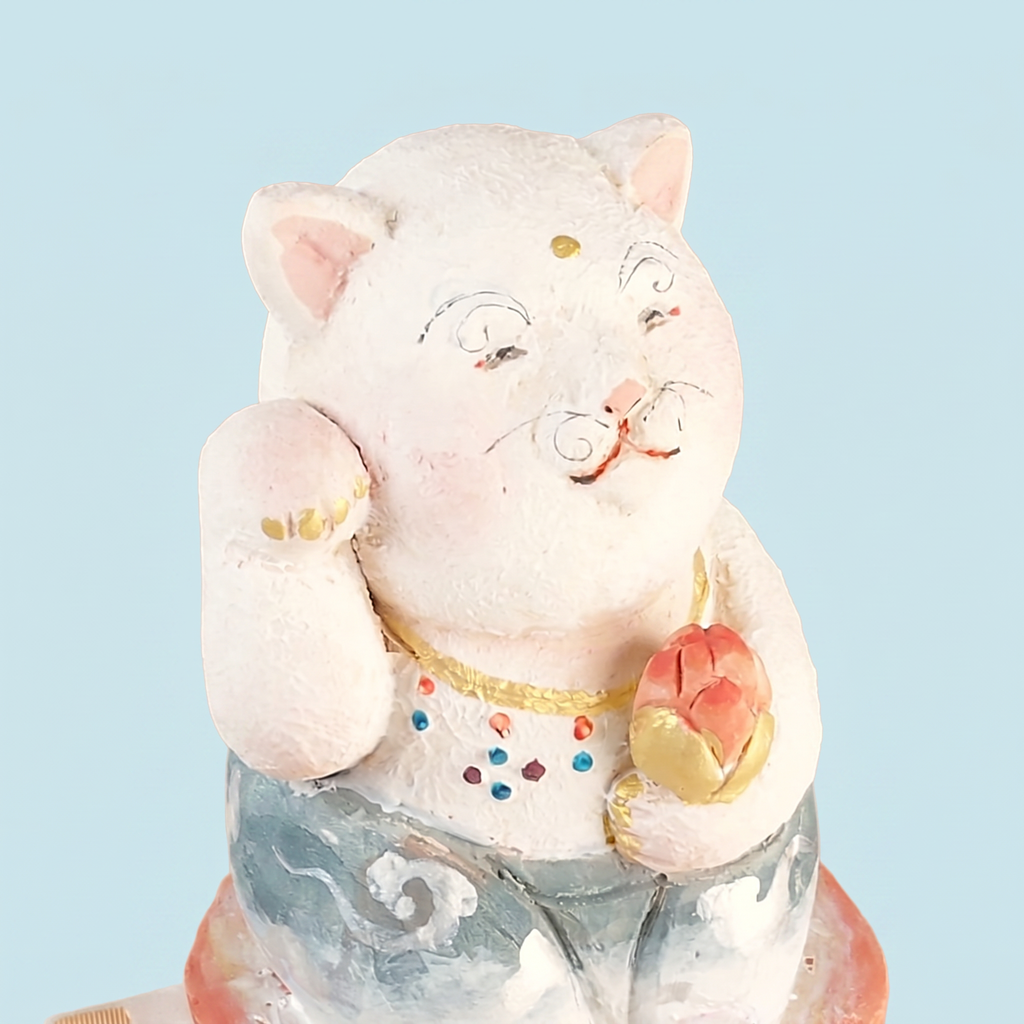 neko仏　日展特別会員 佐藤好昭 原型＆今宿人形人清作