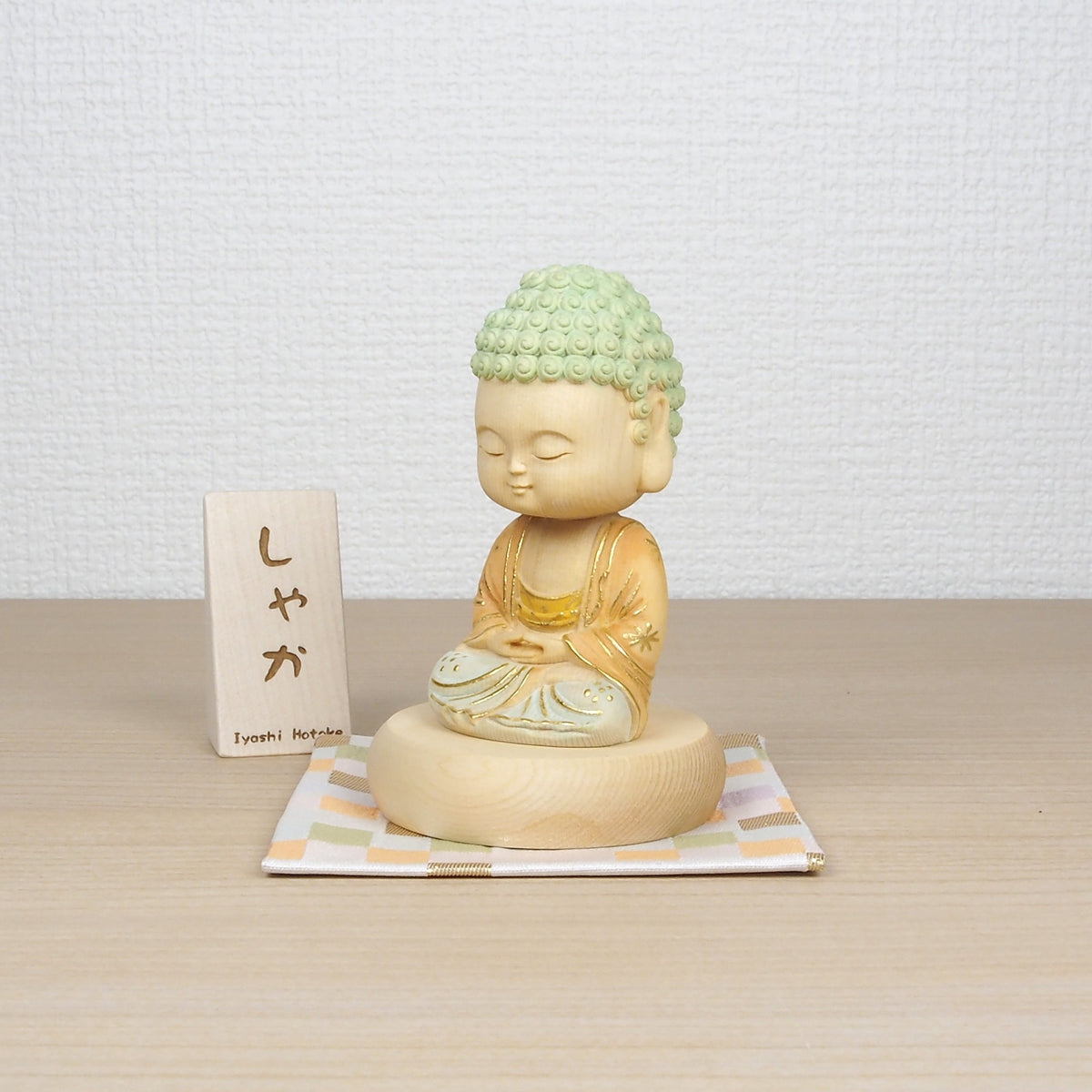 手のひらサイズの仏様 いやし仏飾り台セット 選べる5尊