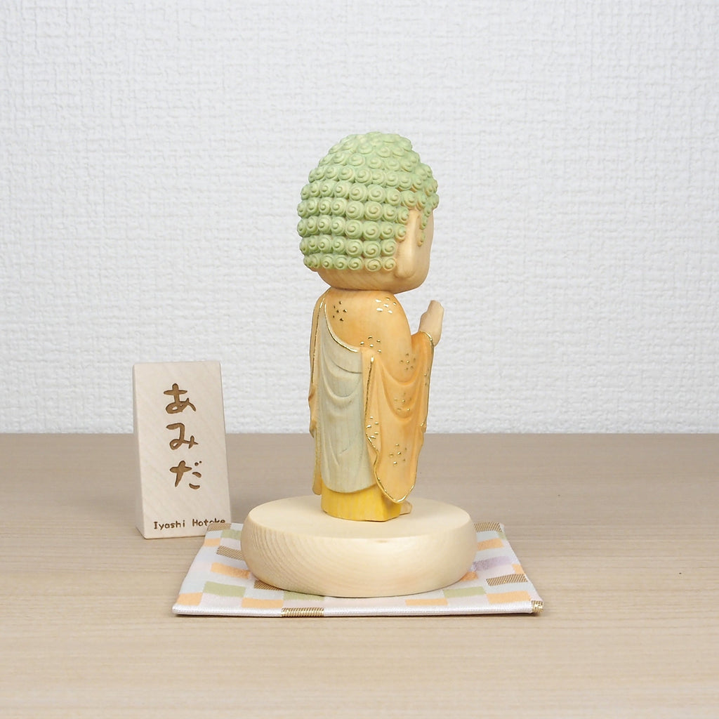 手のひらサイズの仏様 いやし仏飾り台セット 選べる5尊