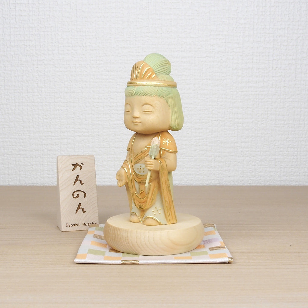 手のひらサイズの仏様 いやし仏飾り台セット 選べる5尊