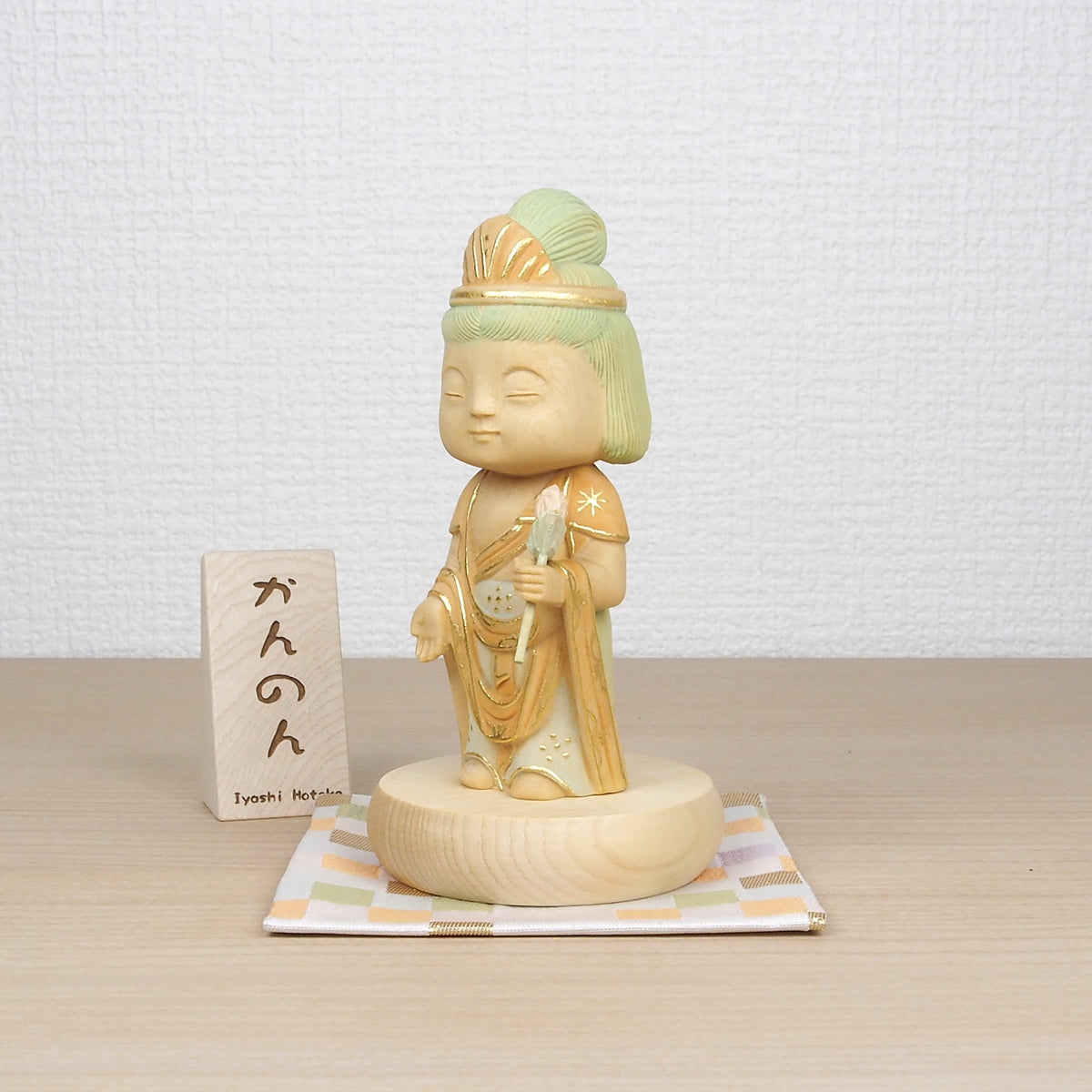 手のひらサイズの仏様 いやし仏飾り台セット 選べる5尊