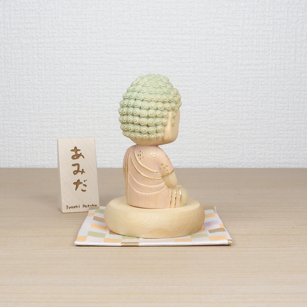 手のひらサイズの仏様 いやし仏飾り台セット 選べる5尊