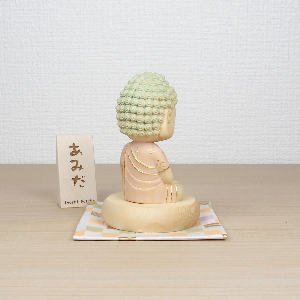 手のひらサイズの仏様 いやし仏飾り台セット 選べる5尊